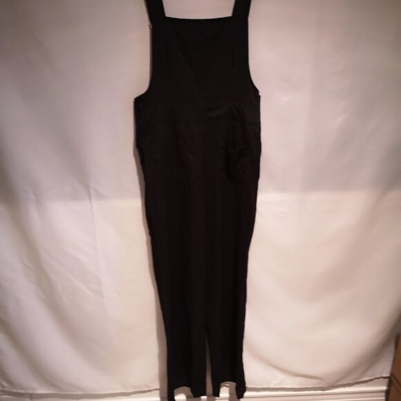 Shein Ladies Lightweight Adjustable Straps Black Overalls - Picture 2 of 10